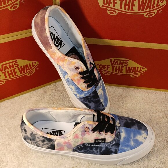 Vans Men's 7/Women's 8.5 Authentic 44 DX Tie Dye patchwork VN0A54F9AXJ - Picture 7 of 13
